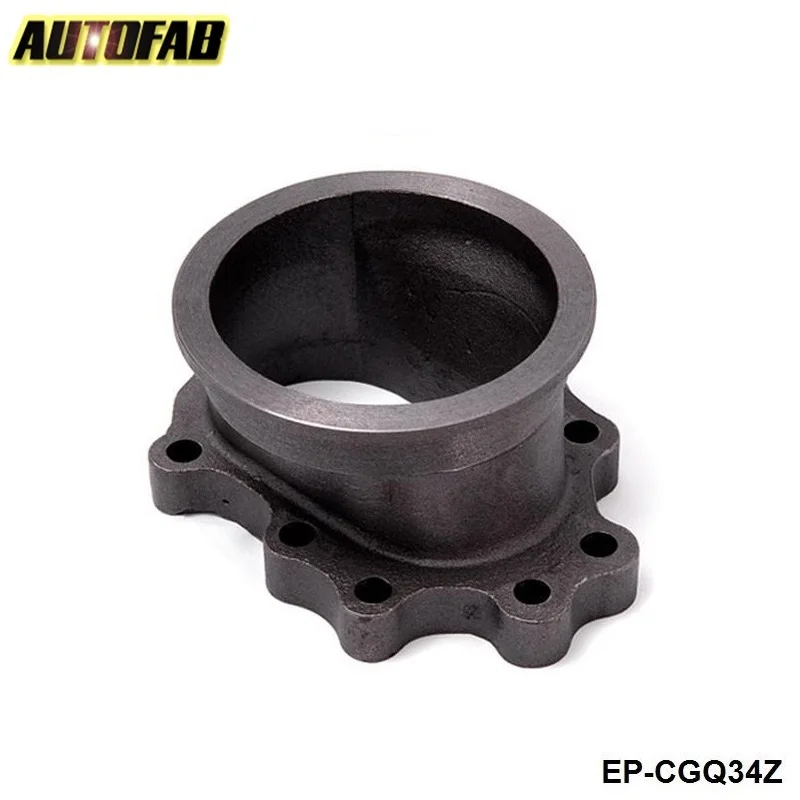 AUTOFAB - T25 T28 GT25 GT28 8 BOLT to 3" v band Exhaust Manifold Converter Adaptor Flange AF-CGQ34Z