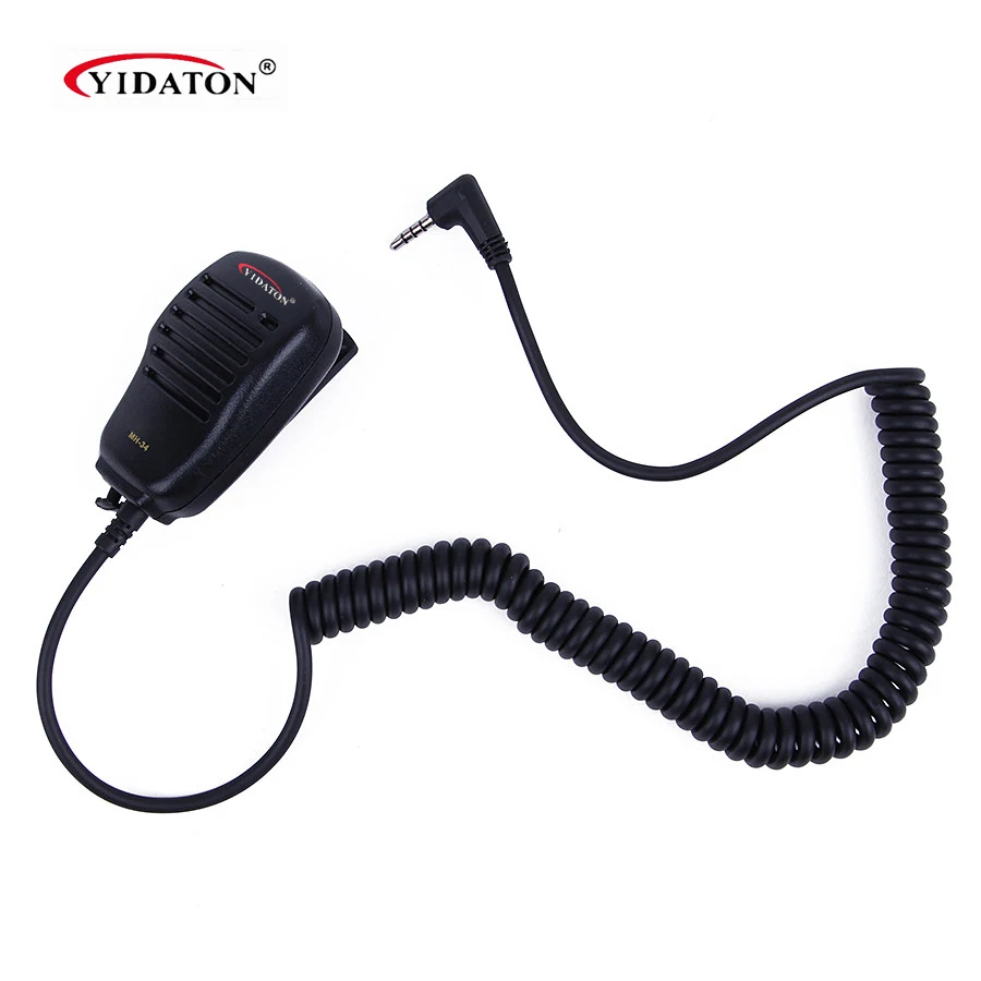 Walkie Talkie Parts High Quality Two Way Radio Accessories Shoulder PTT Speaker Microphone for Yaesu Radio MH-34