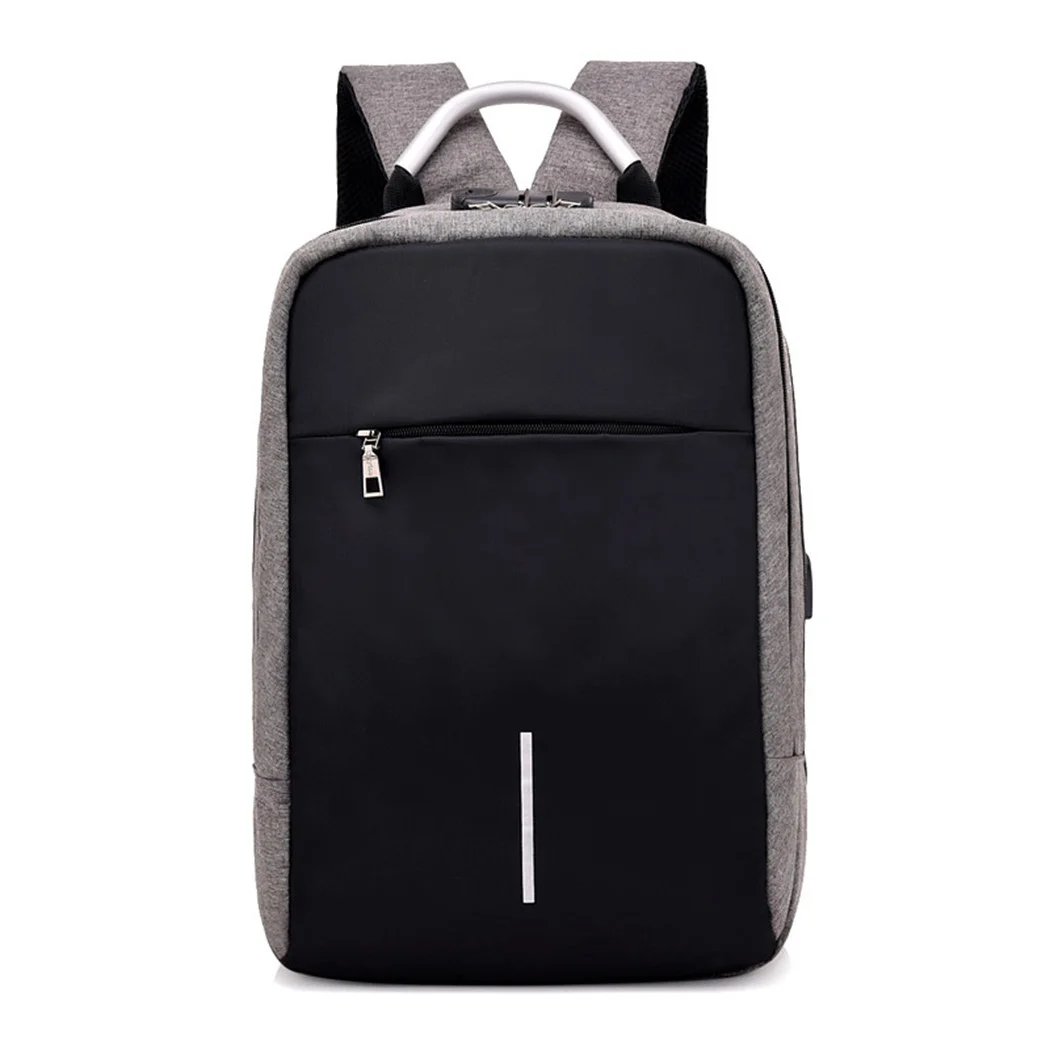 

2018 Baellerry USB Charging Men Laptop Backpacks Women Simple Travel Bag School Backpack Splashproof Slim Backpack