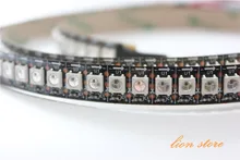 144 Pixels/M WS2812B Chip White/Black PCB WS2811 IC Digital RGB LED Strip Light DC5V non waterproof