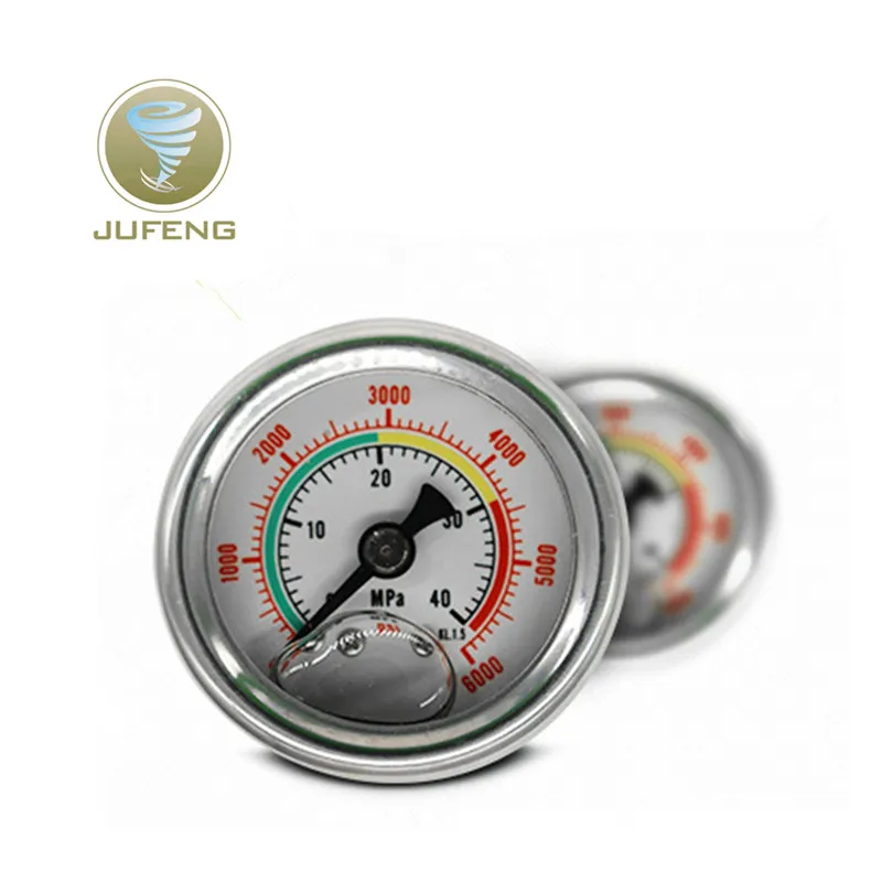 

Dial Air Pressure Gauge 40Mpa/6000PSI Pressure Gauge With M10*1 For PCP Hand Pump Factory Outlet Double Scale barometer Pressure