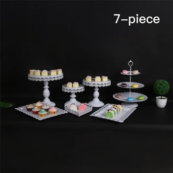 

Set Cake Tool Crystal 3 Tier Metal Gold Wedding Decoration Cupcake Stand