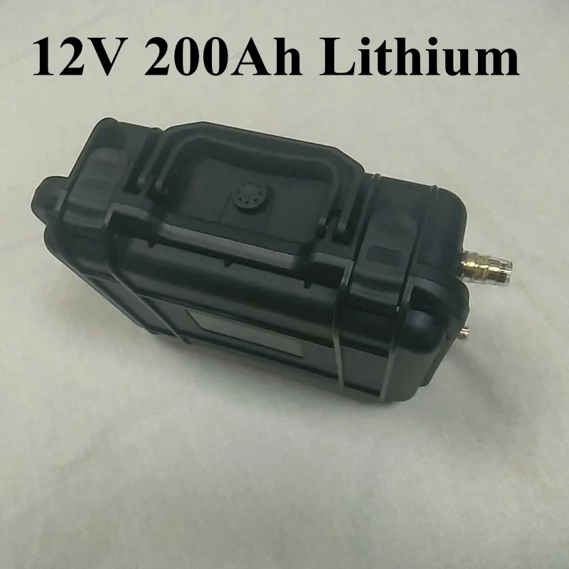 Ультра-большой Ёмкость 12 V 60AH, 80AH, 100AH, 120AH, 150AH, 180, 200AH литий-полимерный Батарея для лодочных моторов/солнечный Панель Мощность банка