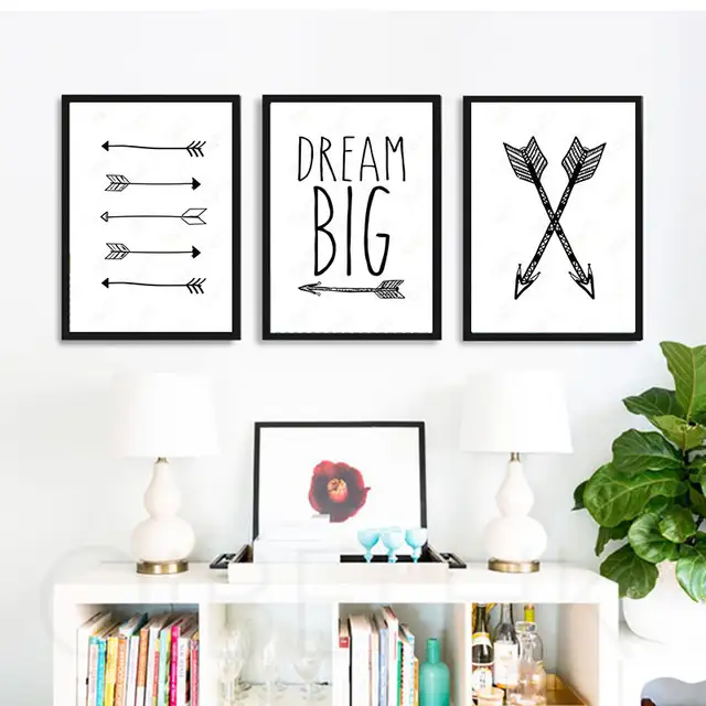 Us 4 75 32 Off Haochu Home Office Decor Painting Dream Drawing Sketch Backdrop Wall Art Picture Poster Canvas Mural Living Bedroom Corridor Diy In