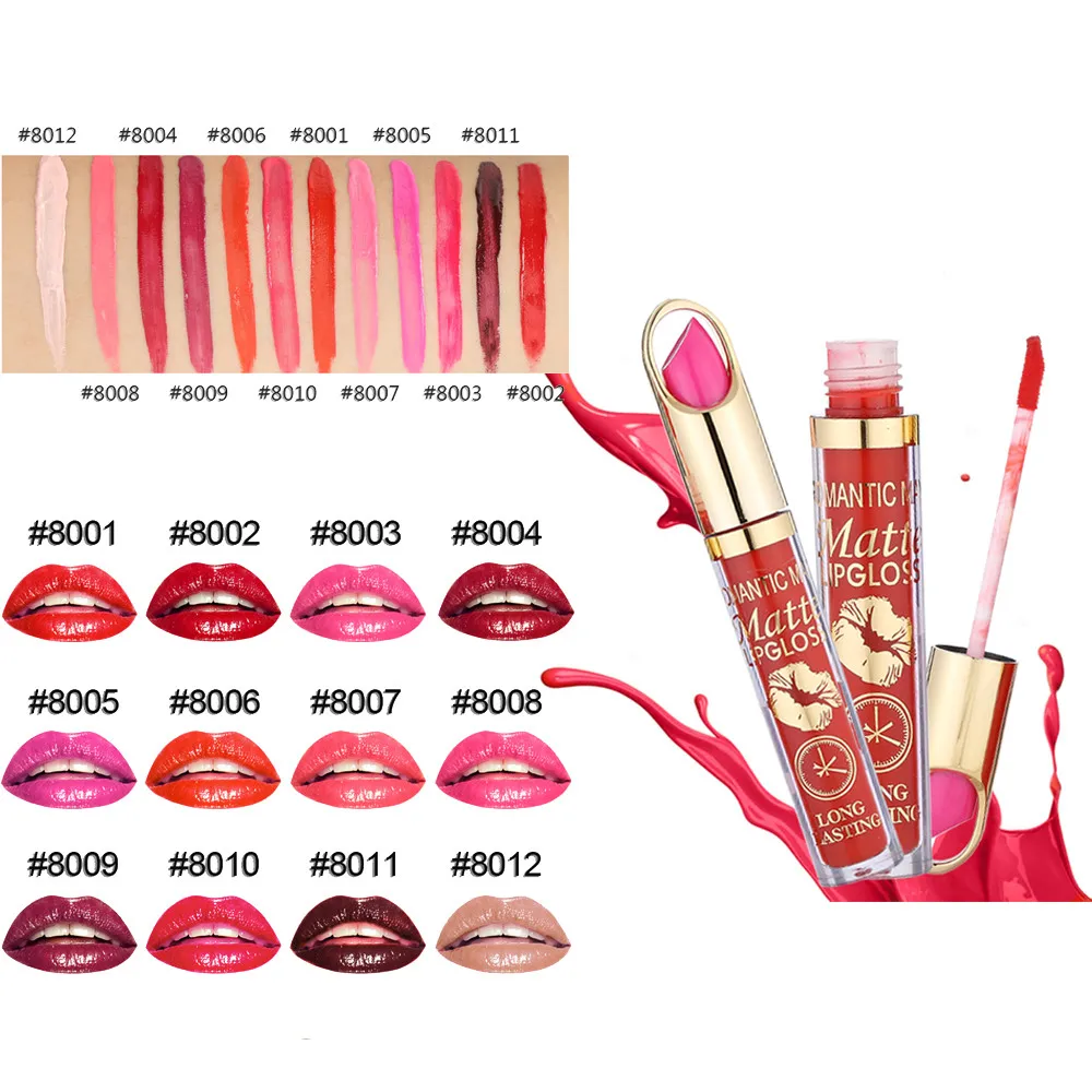 

Romantic Popular Within Temptation Lipstick Waterproof Long Lasting Matte Lip Cosmetic Beauty Veludo Romantic May G511
