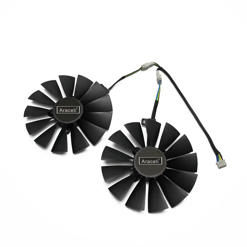 FDC10M12S9-C 12V 0.25AMP 95mm VGA Fan For ASUS STRIX RX 470 570 580 RX470 RX570 RX580 Gaming 4PIN 13 blades Cooling Fan