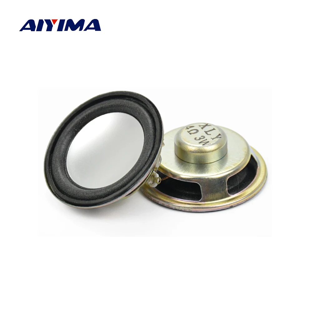 AIYIMA 2Pcs 4 Ohm 3W Full Range Speaker 45MM Audio Portable Speakers Neodymium Magnetic DIY Stereo Box Accessories AIYIMA 2Pcs 4 Ohm 3W Full Range Speaker 45MM Audio Portable Speakers Neodymium Magnetic DIY Stereo Box Accessories