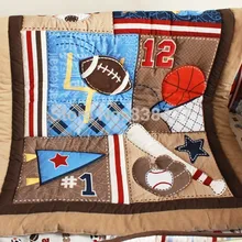 Новинка, 7 шт., Комплект постельного белья для малышей, бейсбол, детская кроватка для маленьких мальчиков, Комплект постельного белья, детская колыбель, ropa cuna, одеяло, бампер, простыня занавеска