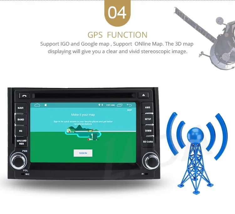 Sale LJDA Android 9.1 Car dvd player for Hyundai H1 Grand Starex 2007-2015 Car Radio gps navigation stereo multimedia WIFI autoaudio 6