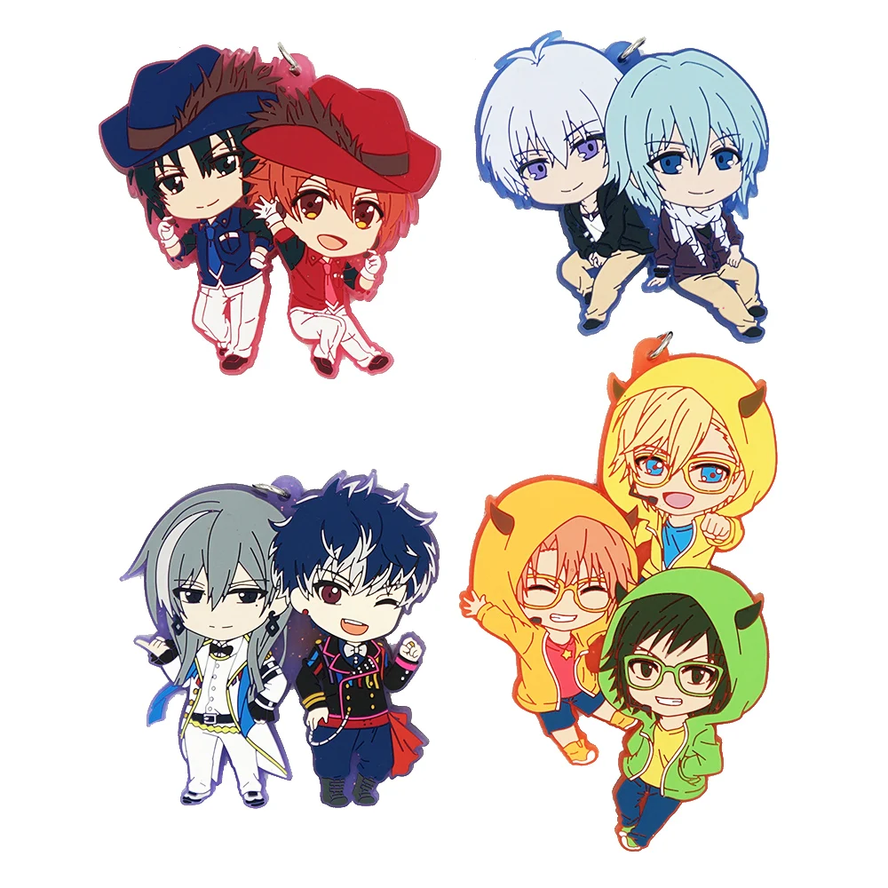 Резиновый брелок для ключей IDOLiSH7 GAME NANASE RIKU KUJO TENN Осака Сого МОМО Юки | Украшения и