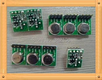 

Free Shipping!!! 2pcs 433MHZ wireless transmitter module superheterodyne TX1