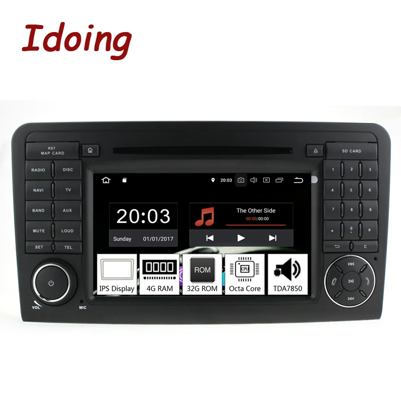 Sale Idoing 7"2Din Andriod 8.0 Car Radio DVD Multimedia Player For Mercedes-Benz W164/X164 PX5 4G+32G 8Core IPS Screen GPS Navigation 1 Sale Idoing 7"2Din Andriod 8.0 Car Radio DVD Multimedia Player For Mercedes-Benz W164/X164 PX5 4G+32G 8Core IPS Screen GPS Navigation 1