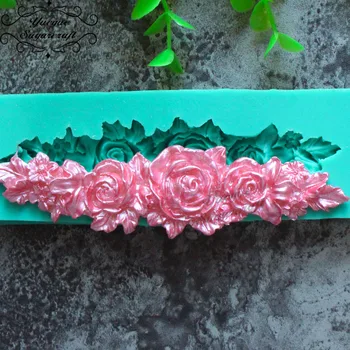 

Yueyue Sugarcraft Rose Flower silicone mold fondant mold cake decorating tools chocolate gumpaste mold