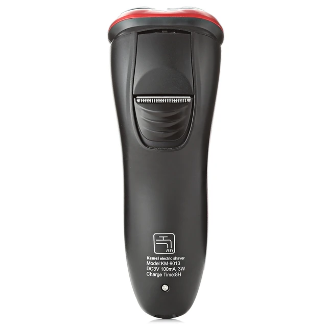 Kemei-9013 Electric Wasbare Shaver Rechargeable Rotary Men Razor Shaver with 3D Shaving Heads Hair Removal Scheren Machine