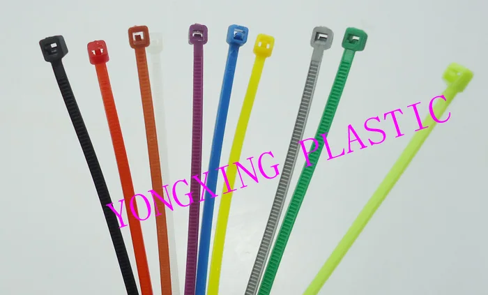 

100pcs/lot 2015 new 100pcs 12 color 4"(18lbs) 2x100mm Network Nylon Plastic Cable Wire Zip Tie Cord Strap