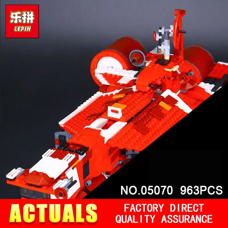 

Lepin 05070 STAR Genuine 963Pcs Stunning The Republic Cruiser Set Educational Building Blocks Bricks Toys Model Gift 7665 WARS