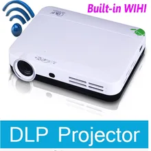 3d HD video projector 2015 for android with quick start and off/ 2D to 3D conversion proyjector