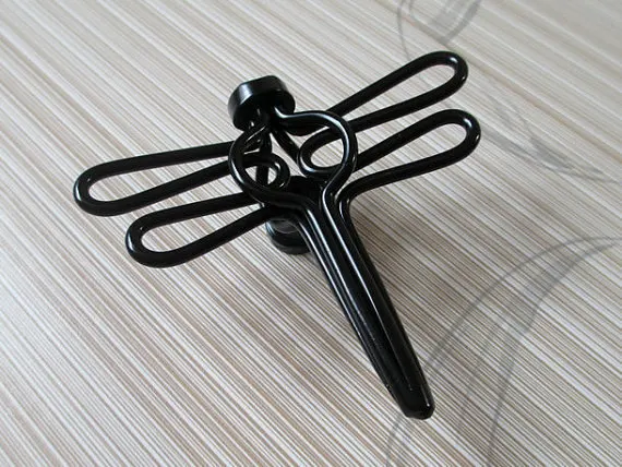 dragonfly knobs dresser knobs drawer knob pulls handles unique black kitchen cabinet knobs pull handle wrough iron look hardware - Black Kitchen Cabinet Knobs And Pulls dragonfly knobs dresser knobs drawer knob pulls handles unique black kitchen cabinet knobs pull handle wrough iron look hardware - Black Kitchen Cabinet Knobs And Pulls