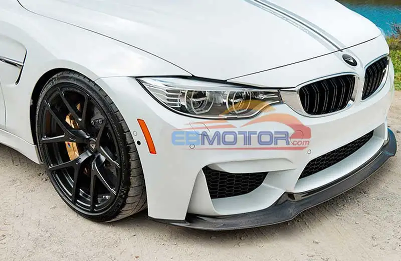 3 к Настоящее углеродное волокно передний спойлер для BMW F80 M3 F82 F83 M4 2014UP B256