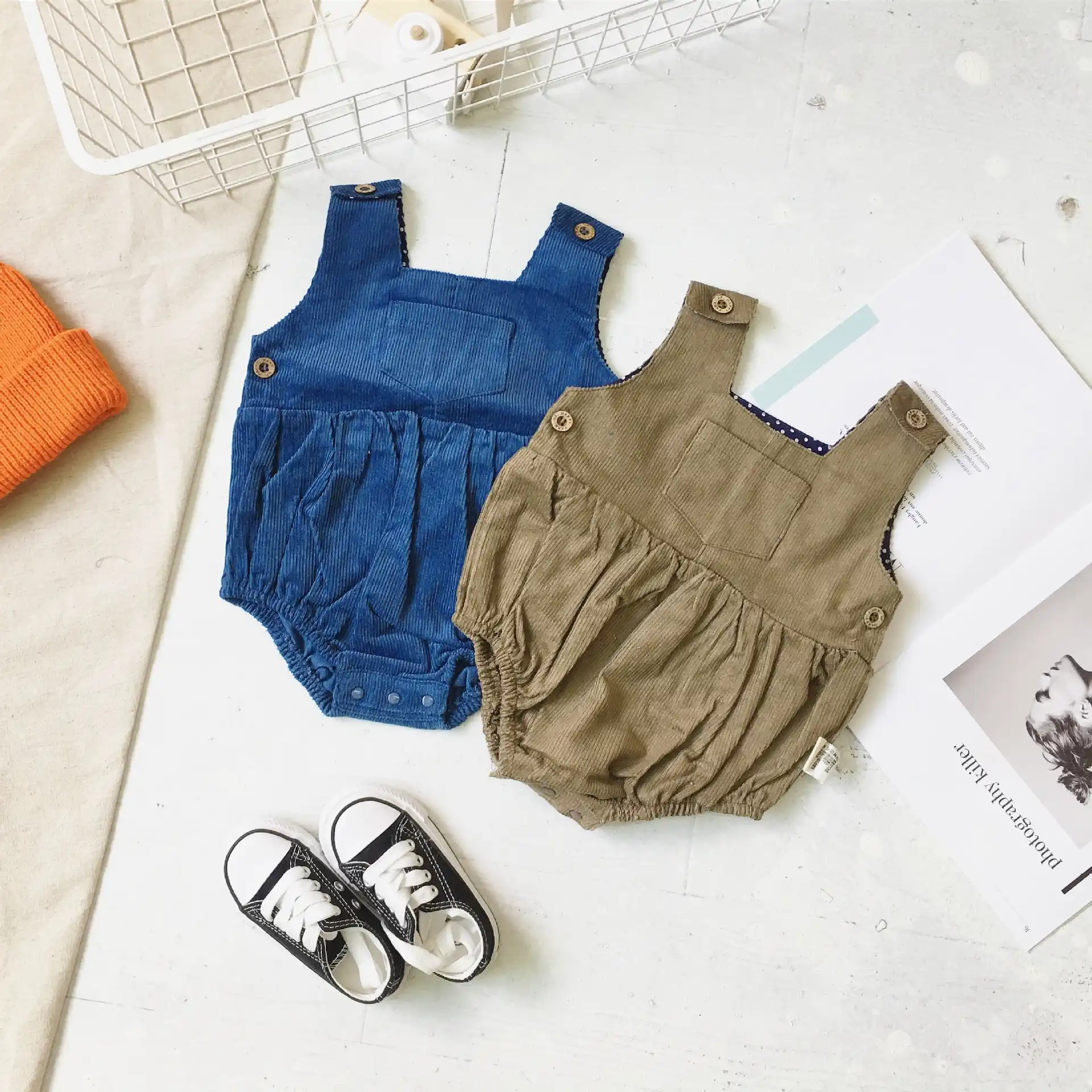 baby boy bloomer romper