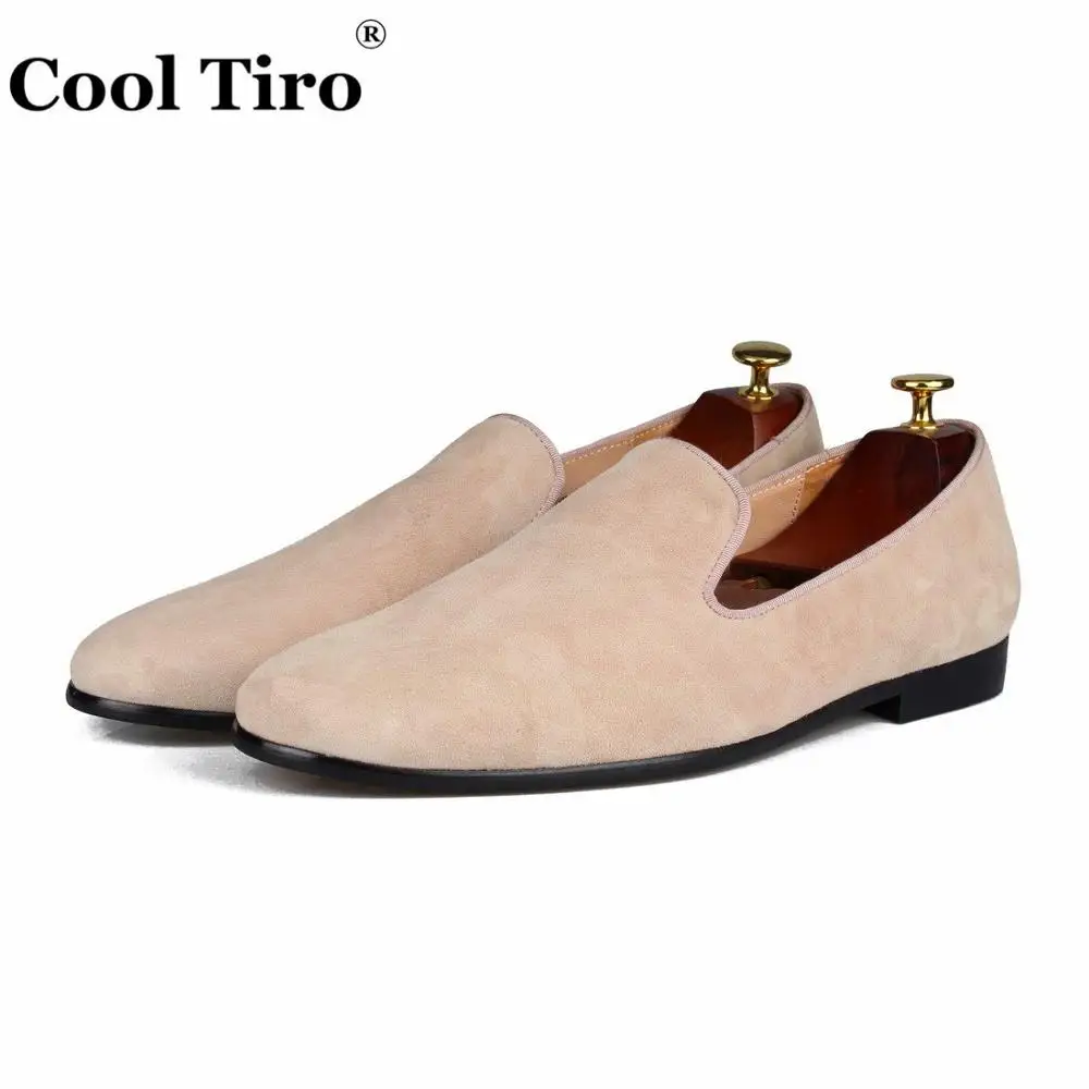 Beige suede Loafers SLIPPERS (3)