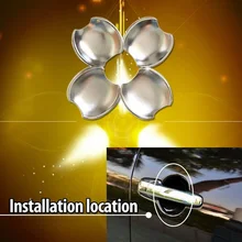 Dongzhen 4pcs ABS Chrome Car Door Handle Bowl Cover for MAZDA CX-7 CX7 2010-2013 Car Styling Exterior Accessories
