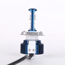 9004 HB1 V16 турбо автомобиль светодиодный фары комплект светодиодный 80 Вт/заданная величина 8000LM 6000 k, модные небесно-синий корпус фары