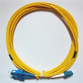 

Factory direct sale Telecom Grade quality Fiber Optic Patch Cable 3M LC/UPC to SC/UPC Duplex OS1 Single Mode PVC (OFNR) 3.0mm