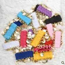 100 шт/партия принадлежности для танца живота/танец живота монеты браслеты