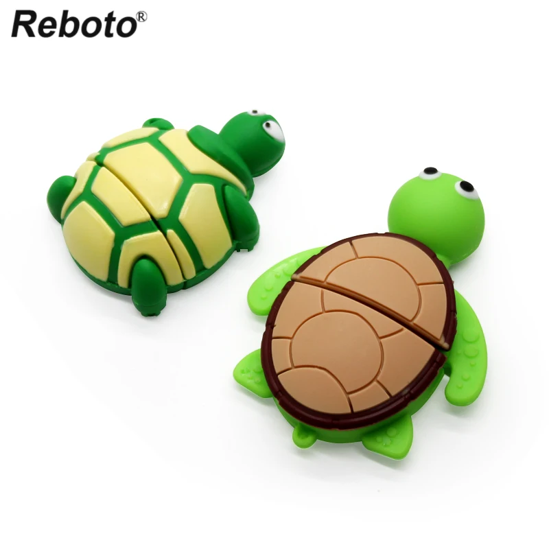 Флеш-накопитель Tortoise usb, 32 ГБ, 64 ГБ, флеш-накопитель, 4 ГБ, 8 ГБ, 16 ГБ, usb-флешка с изображением черепахи, флешка, мультипликационный диск u