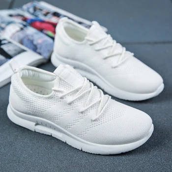 

Men Casual Shoes Spring Autumn Mesh Breathable Lightweight Lace Up Luxury Big Size 39-46 Outdoor Men Shoes Fashion Sneakers Men
