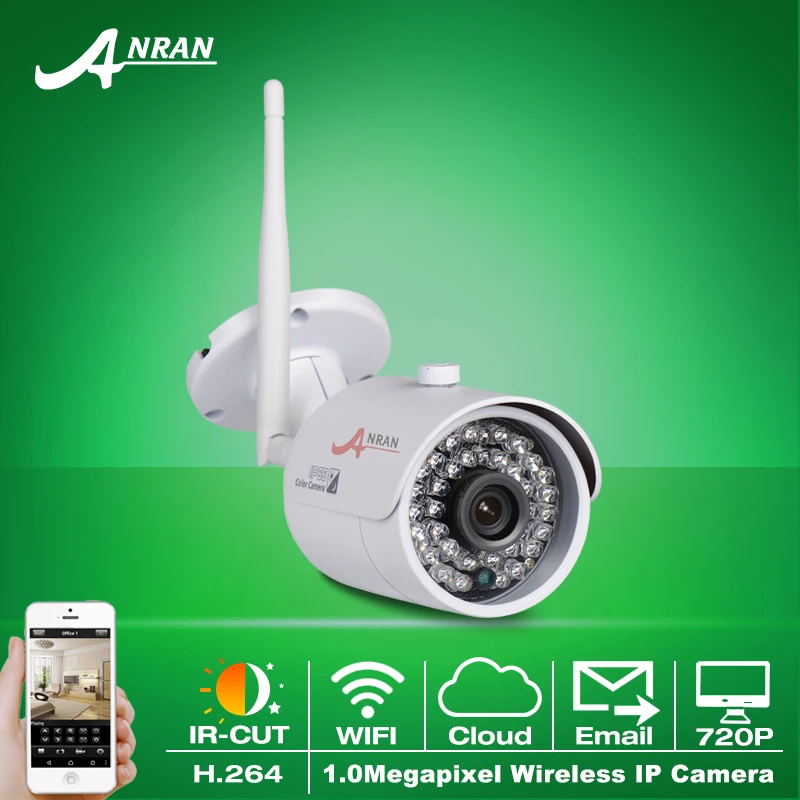  1280*720P 1.0MP WIFI Security Surveillance Camera Outdoor CCTV ONVIF 2.0 Night Vision IR-CUT Filter P2P Wireless IP Camera 