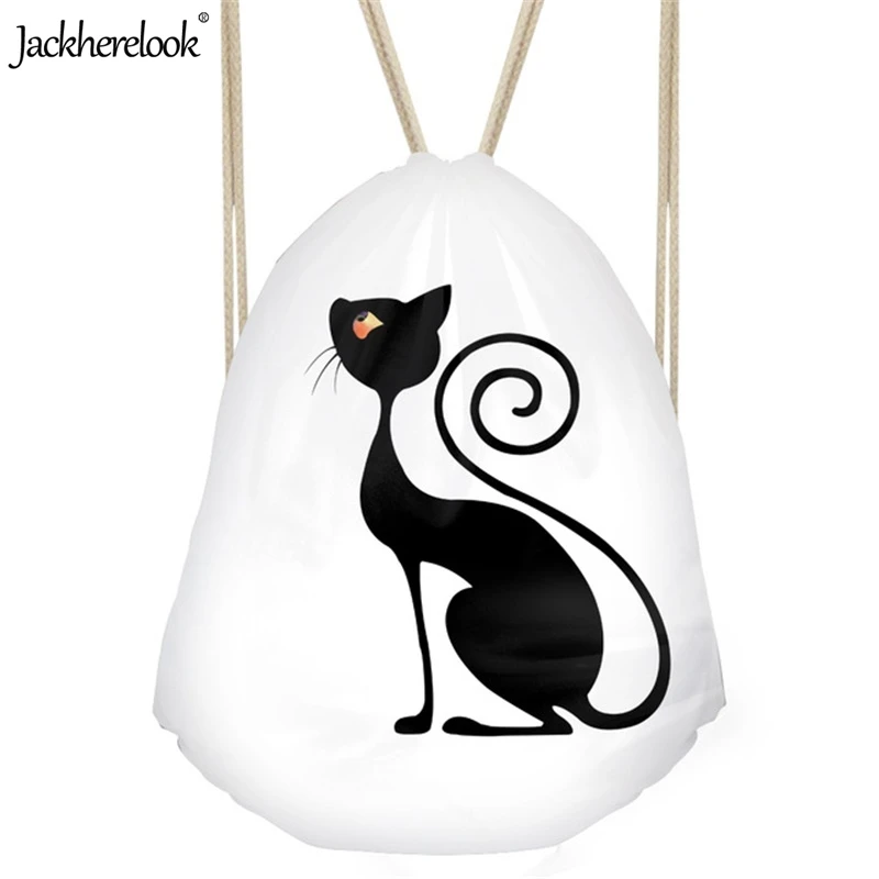 

Jackherelook Women Swimming Drawstring Bags Cute Cats Pattern Gym Athletic Outdoor Trainer Backpack Lightweight Lady Bags Yoga