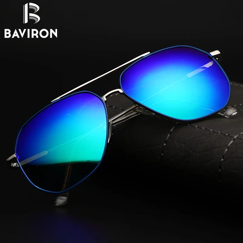 

BAVIRON Sunglasses Men Big Frame Square Polarized Sunglasses Mirror Clear Metal Glasses Driving Eyewear UV Protection Gafas 7000