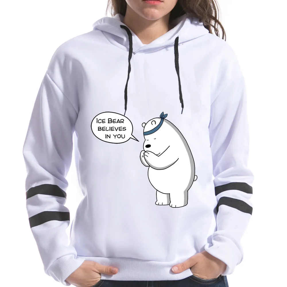 Толстовка с капюшоном Icebear женская весенняя длинным рукавом|sweatshirt long sleeve|printing woman