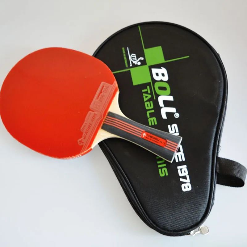 Brand Quality Table Tennis Rackets Pimples-in Rubber Bat for Fast Attack and Loop or Chop Type Player Low Price Racket
