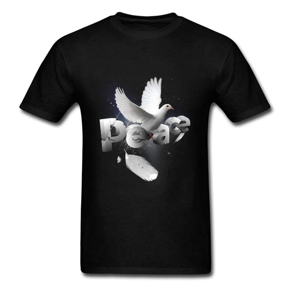 Shattered Peace Latest Summer Tees Round Neck Mother Day 100% Cotton Short Sleeve T-shirts for Men Cool Tee Shirts Shattered Peace black