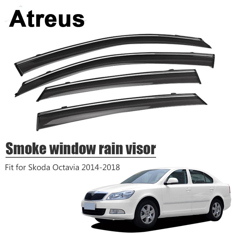 Автомобильные аксессуары Atreus для Skoda Octavia 2014 2015 2016 2017 2018 дверь дым окно