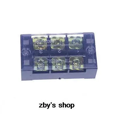 1Pcs 600V 45A 3 Positions Barrier Strip Terminal Block Wire connector TB-4503