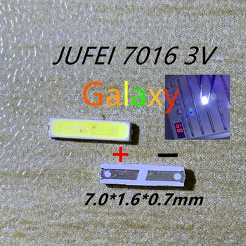 

200pcs JUFEI LED 7016 LED Backlight TV DOUBLE CHIPS Cool white High Power 1.2W 3V 7016 for LED LCD Backlight TV Application