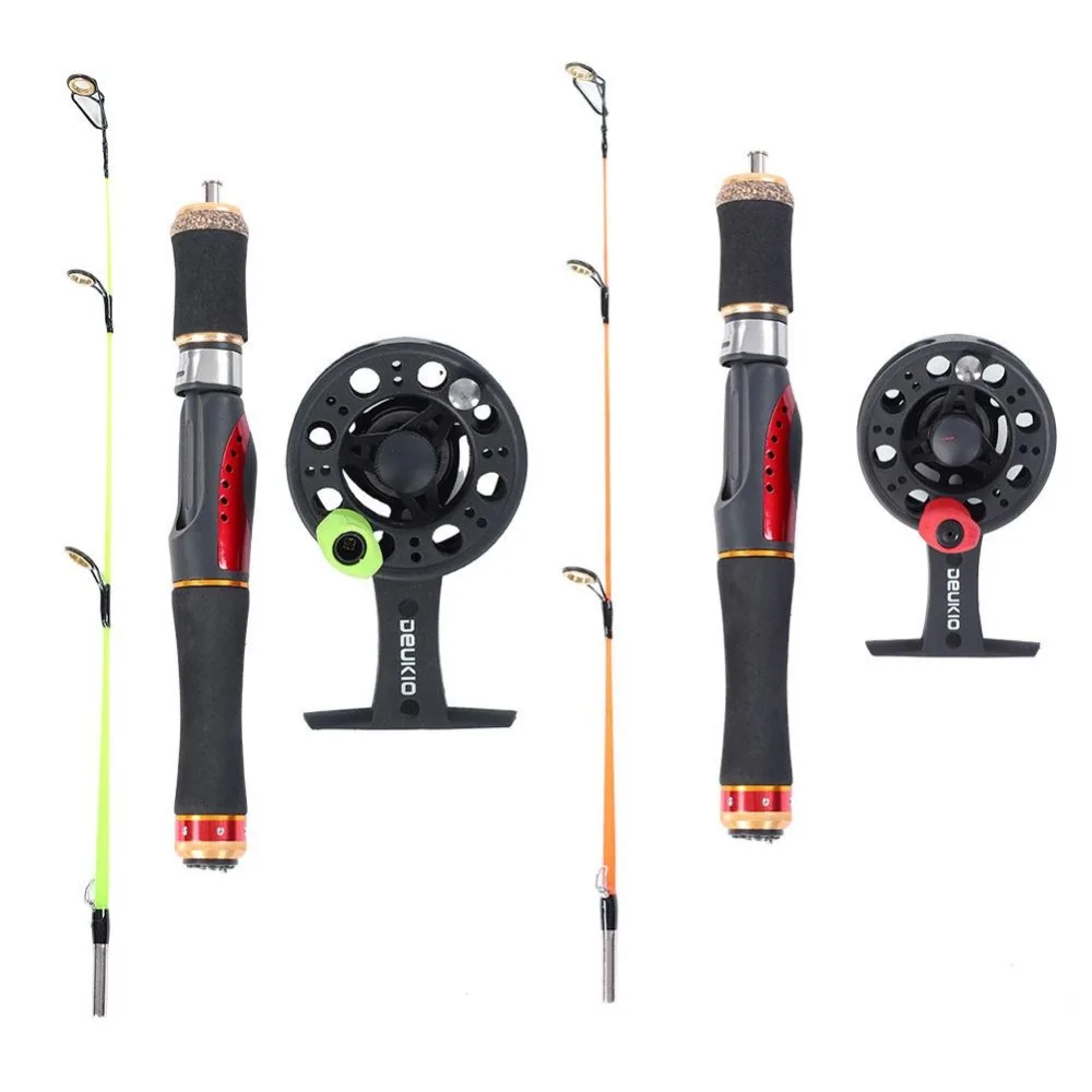 Buy Ice Fishing Rod and Reel Set Portable Winter Mini