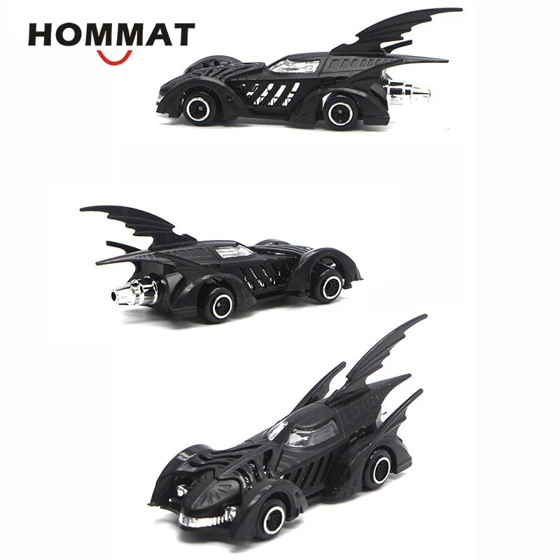 HOMMAT Горячая школьного автобуса 1: 64 весы Горячая колесная колея Batman Batmobile модель автомобиля сплава Diecasts игрушка автомобиль модели игрушки для детей