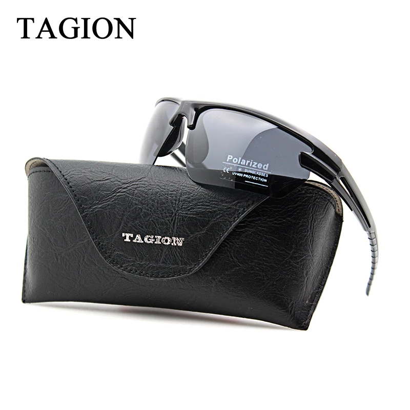 

2018 Fashion Polarizing Men's Glasses Polarized Driving Sunglasses Semi-Rimless Sports Eyewear TG5201 Without Box