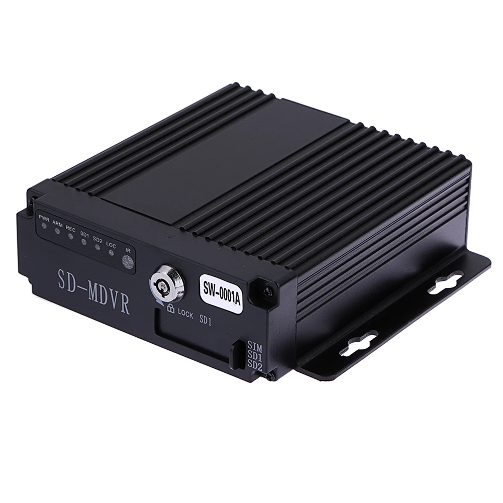 SW-0001A SD дистанционного HD 4CH DVR видео регистратор в реальном времени для автомобиля автобус RV мобильный HD 4CH DVR Высокое качество dvr/dash камера