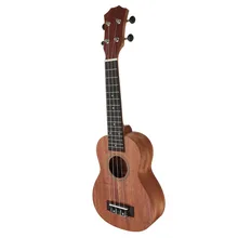 Zebra 21inch 15 Frets Mahogany Soprano Ukulele Uke 4 Strings Electric Bass Guitar Guitarra For Musical