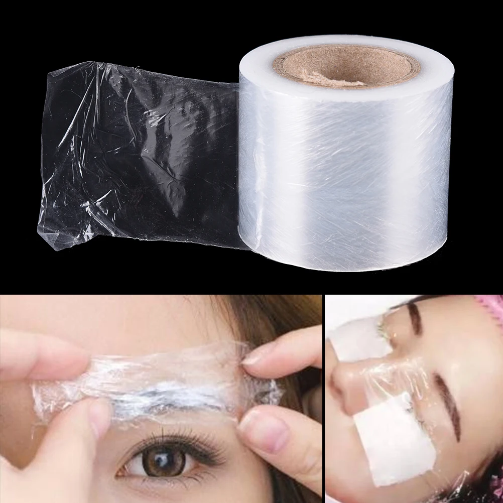 

1 Box Microblading Clear Plastic Wrap Preservative Film for Permanent Makeup Tattoo Eyebrow Tattoo Accessories 50mm*200m