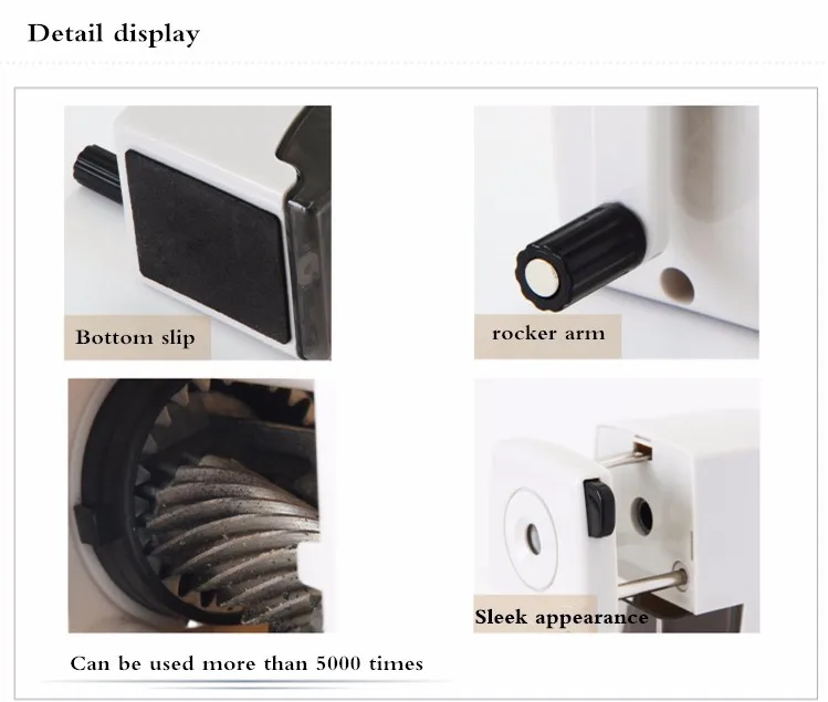 1 шт., металлические точилки для карандашей, базовый тип, для офиса, ручная ручка, станок для резки карандашей, 2 вида цветов, белый и черный, Deli 0610B