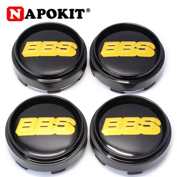 

4pcs Outer 66mm Inner 62mm Car Wheel Center Hub Cap Badge Cover for BBS Logo Car Rim Decoration Accessories
