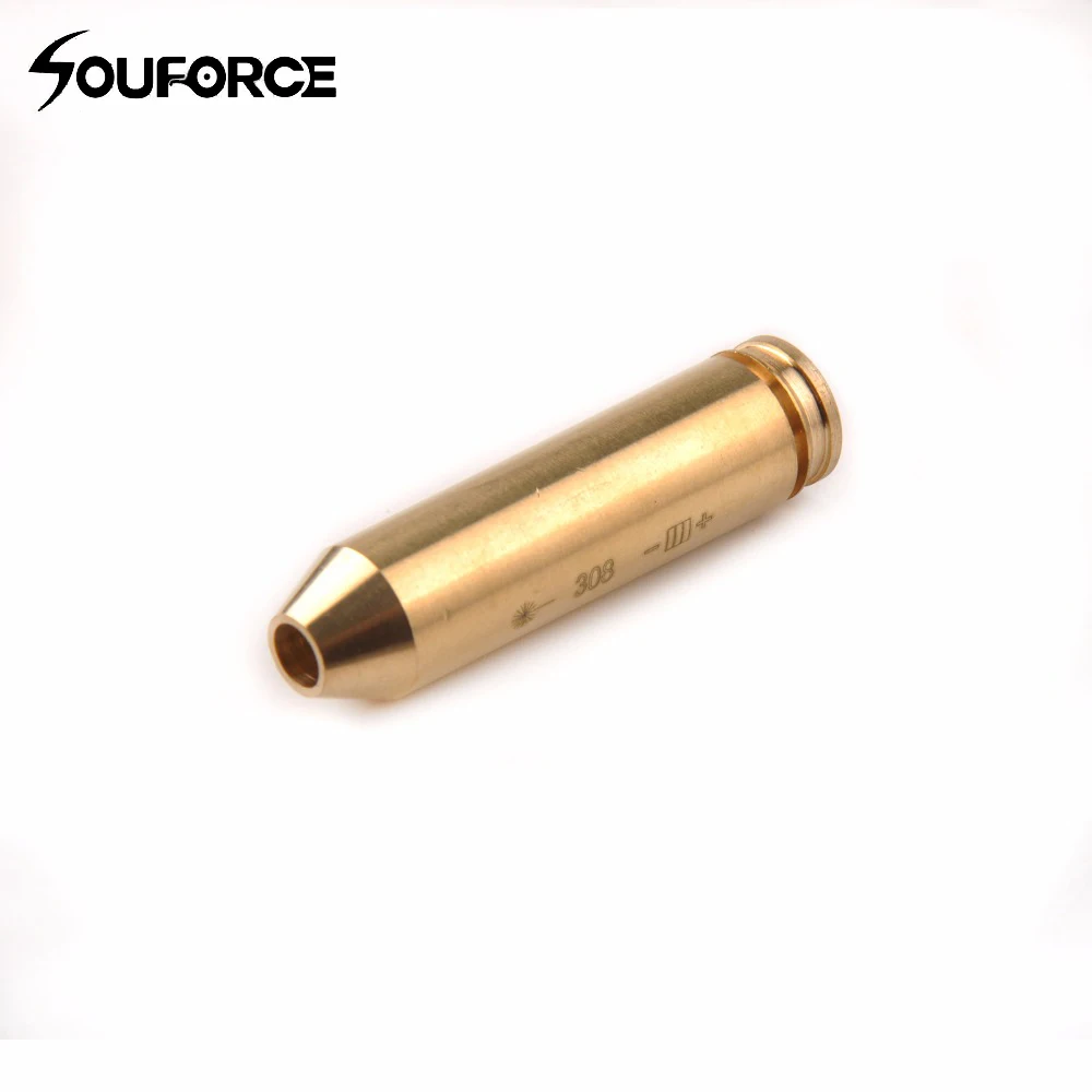 

CAL.308 and 7mm-08 Red Dot Laser Bore Sight Caliber Cartridge Laser Pointer Sight Collimator Gun Accessory for Hunting