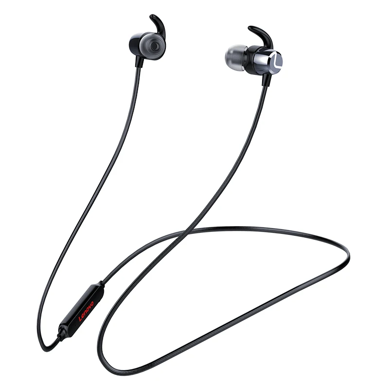 

2019 new Lenov X1 Bluetooth 5.0 metal sports jogging waterproof sweatproof Collar wireless earphones with microphone magnetism